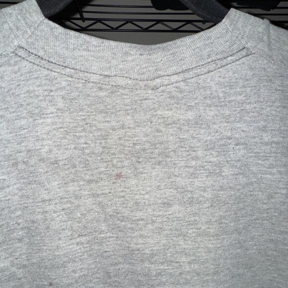 Vintage 90s West Virginia Heather Gray Shirt Size Large - Picture 9 of 9